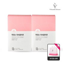 [비타민하우스]맛있는피쉬콜라겐 100포 2박스+뷰티쇼핑백 1장, 단품, 단품