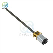 인테리어DC 3V/6V/12V N20 미니 마이크로 메탈 기어 모터 샤프트 M4 * 100 15/30/60/100/150/200/300/400/5, 05 150_03 12V