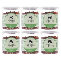 생후 3개월 이상 강아지 간식 개이득 훈련용 간식, 6개, 스몰바이트 혼합