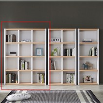 [데코라인] 알리 1200 4단책장, 색상:오크