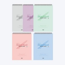 5절 스케치북 220g 상철 화방용 수채화 드로잉 물감 _ 2025886EA, 본상품선택
