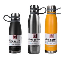 대용량 보온병 야외 운동 1리터, 650ml, Red