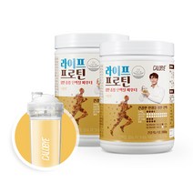 [바디나인]칼로바이 라이프프로틴 초유단백질 쉐이크 파우더 보충제 분말+쉐이커증정, 2통