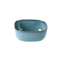 까사무띠 이태리 세나 [사각샐러드볼(소) 16cm/7cm(h)] 도자기그릇 1P, 그레이, 1개