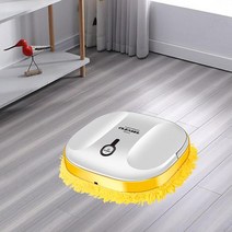 로봇청소기타일 용 2-In-1 로봇 진공 청소기 조용한 충전식 걸레 스위퍼, 01 WHITE