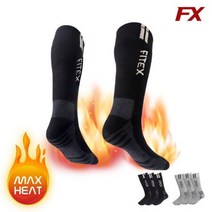 피트엑스 겨울 장목 스포츠 보드 양말 3세트, 그레이