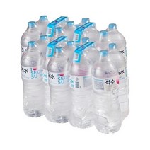 하이트진로 석수 2L 24펫 생수 물 안전한 워터 대용량 먹는샘물 병 국산