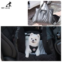패리스독 원더풀 반려동물 카시트, 블랙, 1개