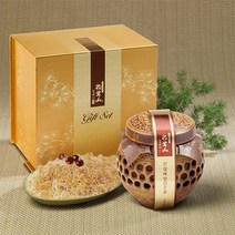 산삼배양근 담은꿀 명품 1호 2호 (국내산 산삼배양근을 담은 국내산벌꿀) 도자기, 2호- 600g