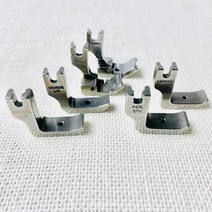 헤세드 공업용미싱) 파이핑 노루발(좌우), 실버왼쪽1/8, 1개