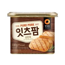 청정원 맛있는밑반찬 잇츠팜 통조림 햄 순돈육 추천 자취 캠핑음식 간단한요리 간편식 330g, 6개