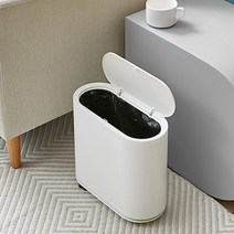 냄새 안나는 10리터 종량제 쓰레기통 모던한 날파리 밀폐 차단 휴지통