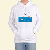 ATOGATO 미래생활 인공지능 로보트 7 맞춤 후드티