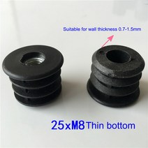 차량 고무 검정색 플라스틱 원형 캡 M6 M10 구멍 플러그 너트 보호 가스켓 의자 용 더스트 씰 엔드 커버, 06 30xM8-5pcs
