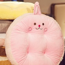 호쿠호니 고등학생방석 동그란 두툼한 두꺼운원형 극세사 의자용 사무