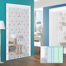 날벌레 차단 방충문 방문 모기장 미세먼지필터원단 미세먼지창문 미세먼지창문필터, 원형자석방충망 방문(그린100x210cm)