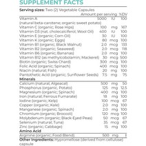 멀티비타민 The Runners Multivitamin - 러너를 위해 특별히 제작된 유기농 고성능 종합비타민 2개월분