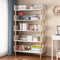 거실오픈 벽면책장 수납선반 인테리어 책장 2/3/4/5단 3사이즈, 4단-40*24*118cm