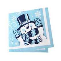 크리스마스냅킨(눈사람) 테이블 장식소품 데코 성탄절 .파티쇼