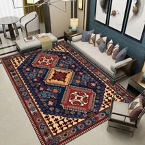북유럽 대형 카페트 스타일 페르시아 복고풍 거실 넓은 공간 카펫 침실 침대 옆 홈 서재 발코니 러그 주방 얼룩 방지 미끄럼