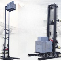 에어컨리프트 고소작업대 테이블 엔진 이동식 대차 구루마, 4. 5m 리프트 - 핸들 업그레이드