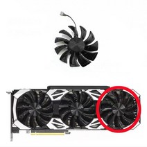 호환용 3PCS GA92S2U DC12V 0.46A 4PIN 87MM RTX2080TI GPU 쿨러 Zotac 2080 2070 2060 슈퍼 익스트림 플러스 그래픽 카드 팬, [01] 1PCS