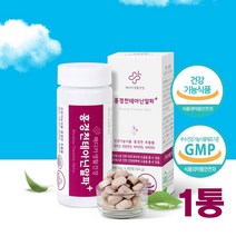 테아닌 스트레스 영양제 홍경천 로사 빈 L 테아닌 비타민B 정 알약 알파파 릴렉스 긴장완화제 피로개선 직장인 청소년 주부 홍경천추출물 효능 판토텐산, 60(정_) 1
