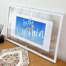 ga331-투명액자58CmX38Cm 헬로선샤인 블랙