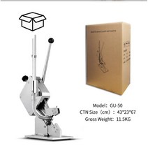 밴딩기계 수동 U 모양 소시지 클리퍼 비닐 봉투 메이커 달아서 기계 고기 포장, 한개옵션1, 한개옵션0