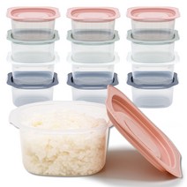 싱글만랩 전자렌지용 국산 냉동밥보관용기, 300ml x 12개, 1세트