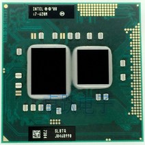 CPU 인텔 코어 I7 620m cpu 4M2.66GHz3333 MHz듀얼 노트북 프로세서 I7620M 호환 HM57