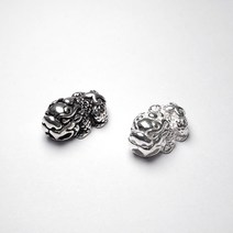 실버925 비늘 비휴 2size 참 비즈 팔찌 만들기 DIY 은 재료 악세사리 염주 부자재