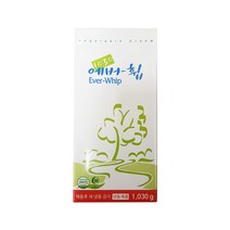 [성진] 선인 에버휩 1030g 식물성 가당 휘핑크림 생크림 (아이스박스 포장상품) 반품불가상품, 6개, 6개