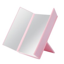 옆모습 거울 3면 접이식 탁상 삼면경 화장 책상 접는, 필수, 단품(옆모습 거울 3면 접이식 탁)