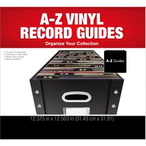 LP수납장 레코드판 보관함 상자 맞춤형, A-Z 레코드 케이스 정렬 카드