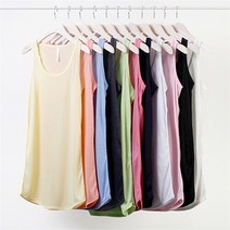 강물처럼 빅사이즈사랑해요 0019RL210 심플 롱 망고 나시 IN (9125644)