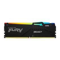 Kingston Fury 비스트 RGB 16GB 5600MT s DDR5 CL40 DIMM 데스크탑 메모리 (2개 키트) | 인텔 XMP 3.0 적외선 동기화 기술 오버클럭 안정성, 5600MT/s_16GB (2x8GB)
