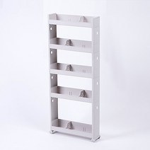 티렉스캐스터 틈새 트롤리 이동식 선반 카트 13cm 18cm 33cm 36cm, 13cm 5단 틈새트롤리
