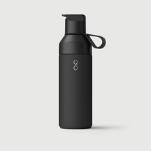 Ocean Bottle 재활용 스테인리스 스틸 음료 재사용 가능한 물병 친환경 및 가능 포레스트 그린 502.8ml17온스 USA 미국, Obsidian Black, GO Bottle 500ml, Obsidian Black