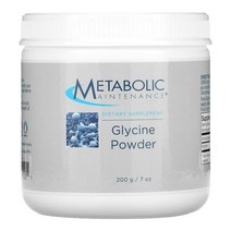 Metabolic Maintenance (메타볼릭 메인터넌스) Glycine Powder 7 oz (200 g) US 직배송, 제품상세정보참조, 상세참조, 1개