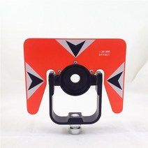 측량장비 니콘 펜탁스 스타일 토탈 스테이션 프리즘 스탠드 5/8x11 암나사 용 뉴 오렌지 레드 컬러 싱글 프, 한개옵션0