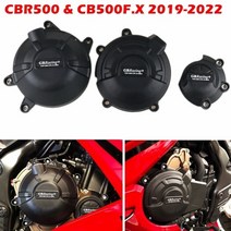 오토바이 엔진 커버 보호 케이스 gb 레이싱 혼다 cbr500r cb500f.x 2013-2022engine 커버 프로텍터, 한 세트(3개)