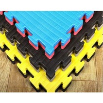 바닥 매트 태권도 체육관 두꺼운 헬스장 운동, 1m x 1m x 4cm 매트