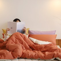 초고밀도 면100수 + 마이크로화이바 호텔식 차렵이불 세트