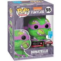 Donatello 아티스트 시리즈 십대 돌연변이 닌자 거북이 Funko Pop! 비닐 피규어 팝! 프로텍터 - 독점