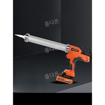 전동 충전식 글루건 자동 실리콘 코킹건 주입기 실리콘총, 15셀 배터리 패키지