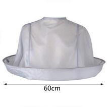 미용가운 컷트보 방수 헤어 커팅 케이프 망토 접이식 이발 스카프 살롱 도구 파마 트리밍 커버 클리닝 프, 01 Silver grey