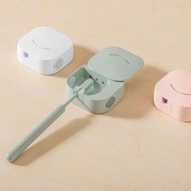 칫솔살균기 터보팬 공기건조 UVC자외선 슬림휴대, 화이트