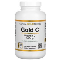 캘리포니아골드뉴트리션 Gold C USP 등급 비타민C 500mg 240정, 1000mg, 60정