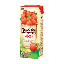과수원 사과주스, 190ml, 1개